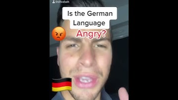 Thumbnail of Is GERMAN an Angry Language? 😡😤