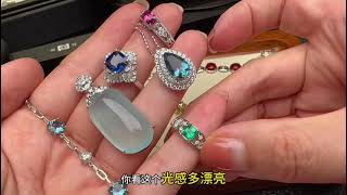 翡翠福瓜订制出货还有蓝宝石戒指！宝藏老板娘家货品很多！