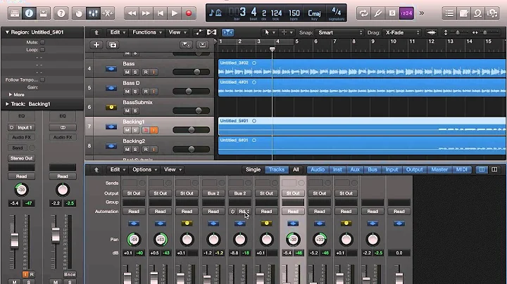 How to configure a Submix in Logic Pro X