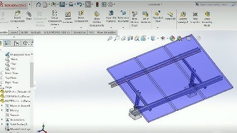 #Solar panels structure how to solar panel structure design how to structure design with solidworks#