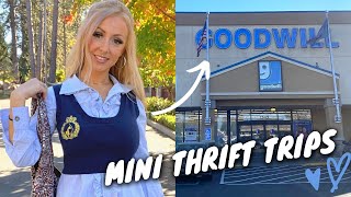 MINI THRIFT TRIPS FOR MY FALL &amp; WINTER CLOSET | WHAT I FOUND LAST MONTH