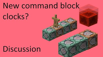 A Better Way to Make Command Block Clocks? - Minecraft Discussion