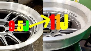 How to widening aluminum wheel