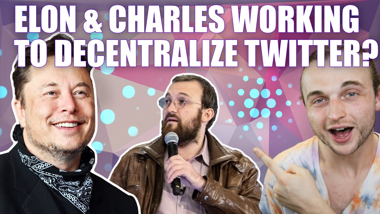 Elon Musk and Cardano(IOG) CEO Charles Hoskinson working to decentralize Twitter?