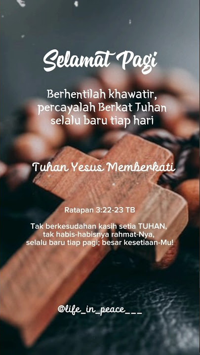 Story Wa Rohani Kristen✝ Selamat pagi