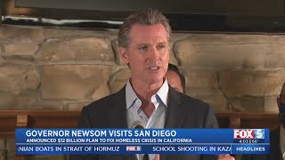 Newsom Proposes $12B To House State’s Homeless
