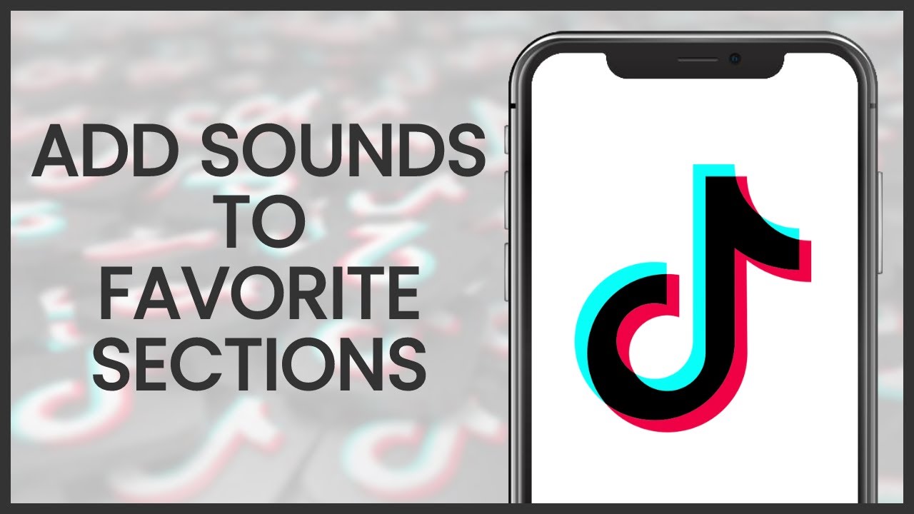 How to Add Sounds to TikTok Favorites Section | TikTok Guide - YouTube