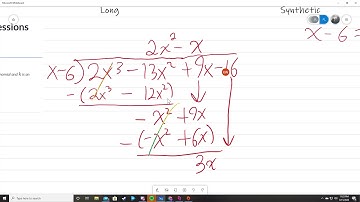 Khan Academy: Divide polynomials by linear expressions
