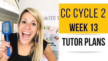 CC Cycle 2 Week 13 (5th edition) Tutor Plans! (Foundations Memory work)