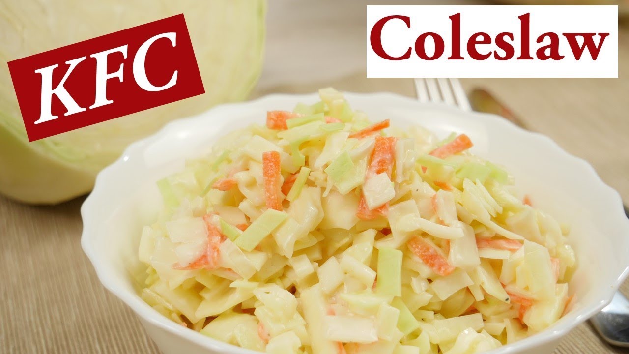 KFC Coleslaw | Coleslaw Rezept | amerikanischer Krautsalat - YouTube