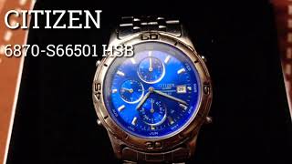 Citizen watch Model: 6870-S66501 HSB (for sale)