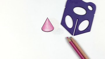 How to draw and render a cone. Splat, a 3D Engineering Drawing Tool.
