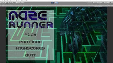"maze runner" game devlog 4.5f  :p menu testing  w/ines rafrafi