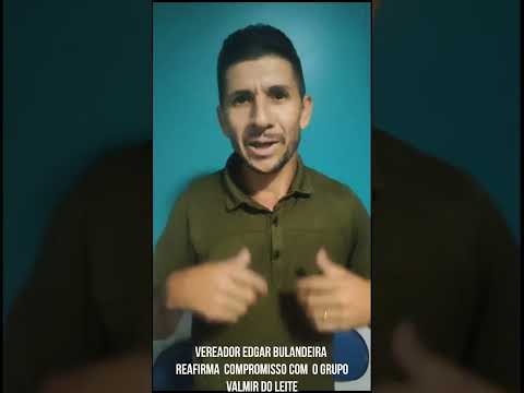 PARANATAMA: VEREADOR EDGAR BULANDEIRA REAFIRMA COMPROMISSO COM O GRUPO POLÍTICO  VALMIR DO LEITE