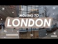 MOVING TO LONDON FROM NEW YORK CITY FOR UNIVERSITY | Study Abroad Diaries | Bella King