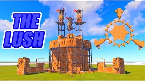 The Lush - Quad Rust Base | Compact Core + Wide Gap | Rust Building Tutorial 2022
