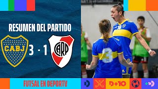 Boca Juniors 3-1 River Plate - RESUMEN - Copa Argentina 2023 - Cuartos de Final - Futsal Femenino