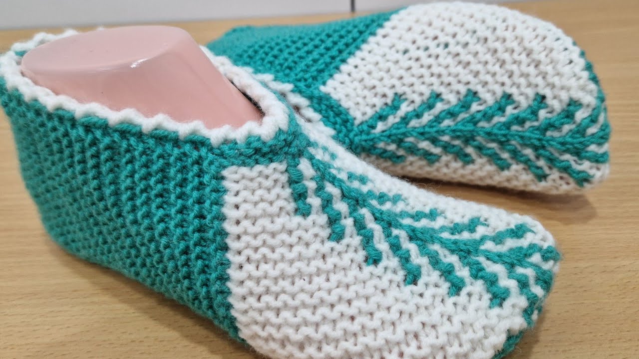 Cum să tricotezi cipici ușori cu model de iarnă – Tutorial pas cu pas