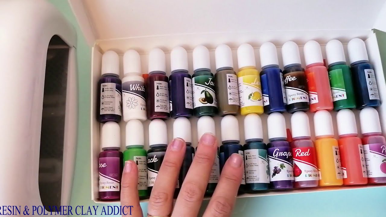 Teste Resin Colorant pour la résine UV et epoxy