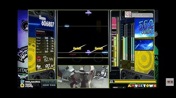 [GITADORA Fuzz Up] White Stream EXT-D FC!!