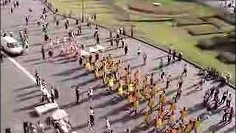 USC Marching Trojans at the Roman "Coliseum'