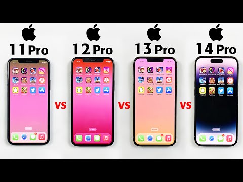 iPhone 11 Pro vs 12 Pro vs 13 Pro vs 14 Pro SPEED TEST - A13 vs A14 vs A15 vs A16 Bionic Quick Test!