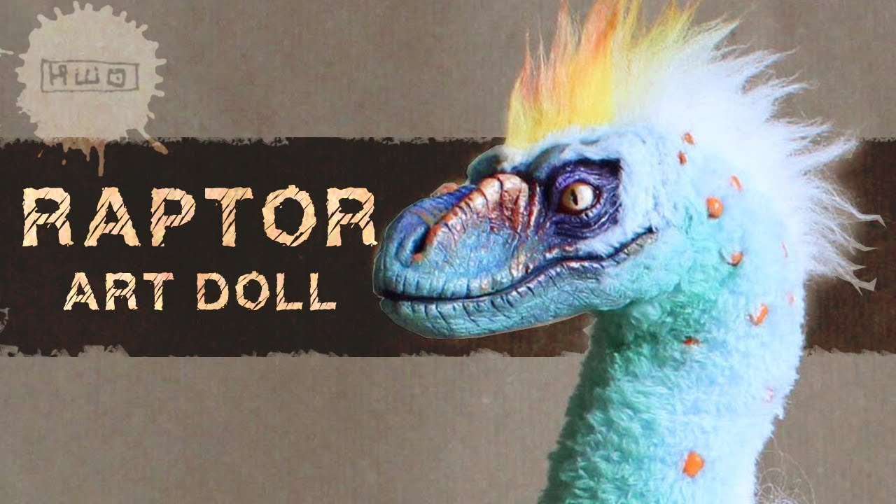 RAPTOR poseable art doll - by hikigane - - YouTube