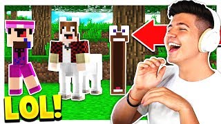 TRY NOT TO LAUGH MINECRAFT CHALLENGE! *INSANELY HARD*