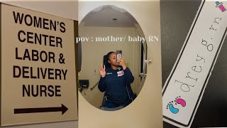 visuals of a mother/baby RN | drey tinashe
