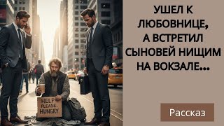 видео: Аудио Рассказ | Ушел к Любовнице, а Встретил Сыновей НИЩИМ на Вокзале картинка: Аудио Рассказ | Ушел к Любовнице, а Встретил Сыновей НИЩИМ на Вокзале