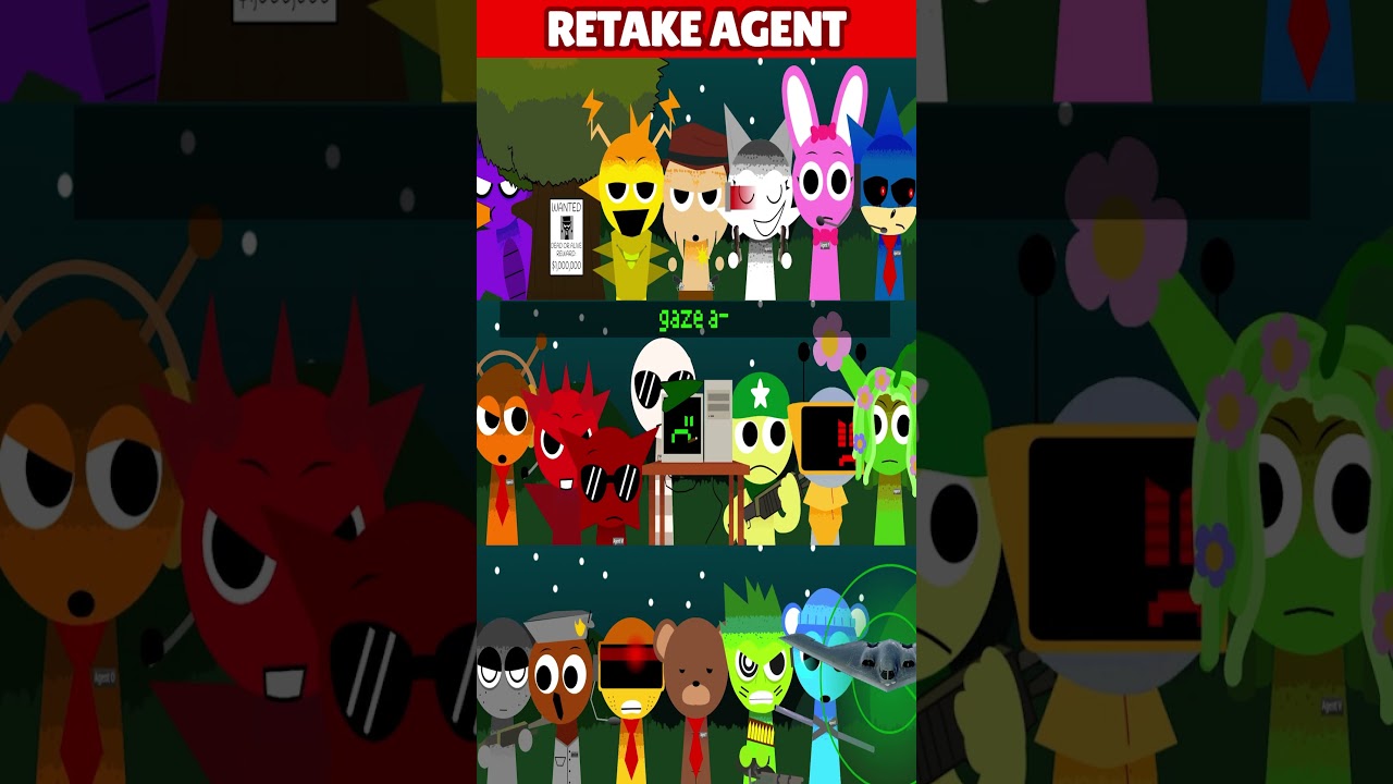 Incredibox Sprunki Retake Agent *MIX HORROR VERSION*