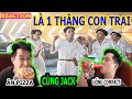 REACTION "LÀ 1 THẰNG CON TRAI - JACK" | Ăn Pizza uống Compact cùng JACK - VE CHAI VLOG