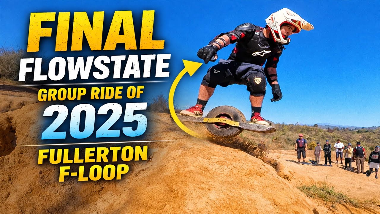 Final Flowstate Group Ride of 2025 | Onewheel Fullerton F-Loop