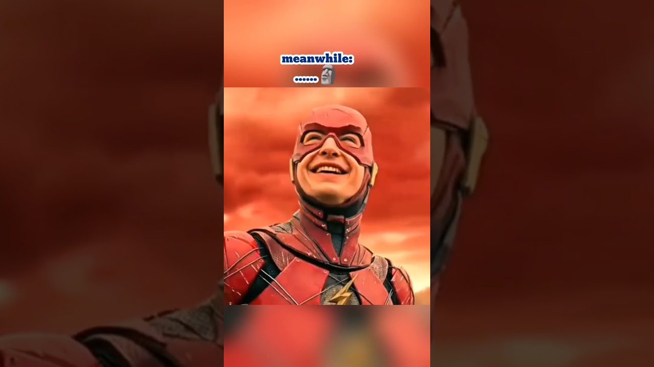 New Superman struggling to carry a building.