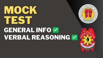 NAPOLCOM - PNP Entrance Exam November 2024 MOCK TEST (Part 1)