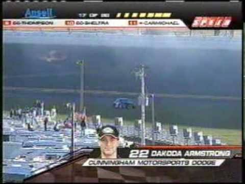 2010 ARCA Daytona - Dakota Armstrong and Craig Goe...