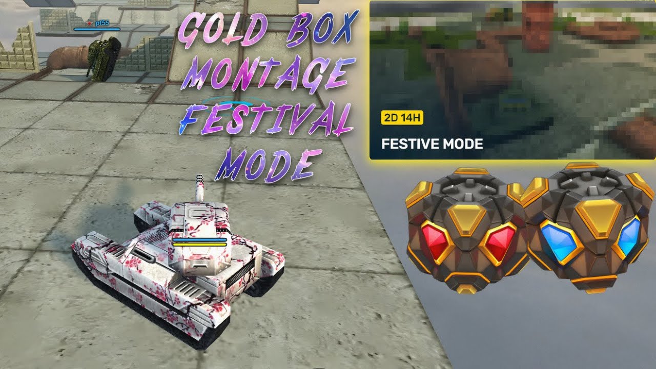 Tanki Online - Special Mode Gold Box Montage | by Monica