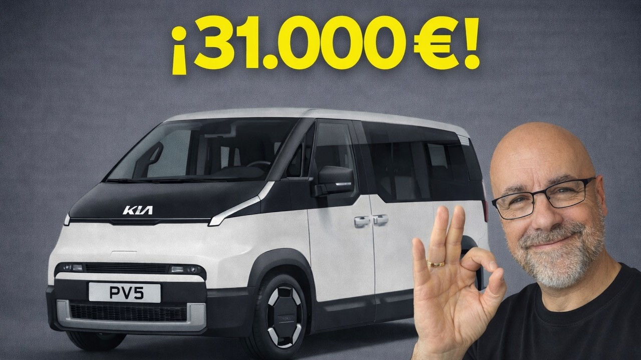 ¡KIA PV5!   PRUEBA DE CONSUMO ¡Más BARATA que una DIÉSEL 🫰🏻!