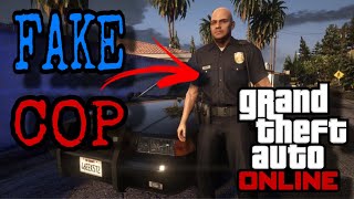 TROLLING PLAYERS AS A FAKE COP IN GTA 5 ONLINE!