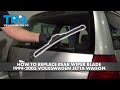 How to Replace Rear Wiper Blade 1999-2005 Volkswagen Jetta Wagon