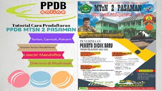 Cara Daftar PPDB Online MTsN 2 Pasaman 2022. Lengkap & Jelas! Tonton Sampai Habis Biar ngak keliru! screenshot 5