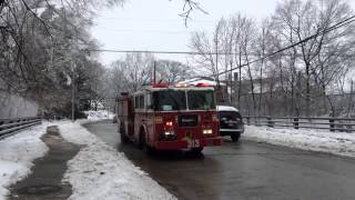 FDNY - Engine 313 - Responding - Box 6432
