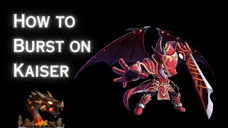 Maplestory Kaiser Burst Guide & Bossing Showcase W Skill Sequence