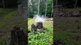 potato rifle fun!   #boom #rocks #outdorrs