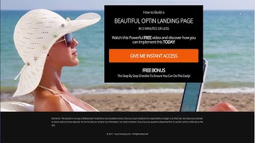 Profit Builder - How To Create An Amazing Optin Landing Page In 5 Minutes Or Less With Profit Builde