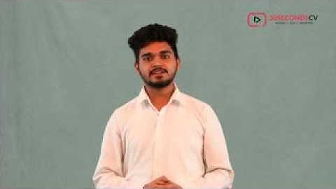 Introducing yourself in a 30 sec Video Resume - by 30secondscv.com