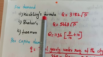 Environmental Engineering Basic formulae_Part -1_ Last Minute Revision