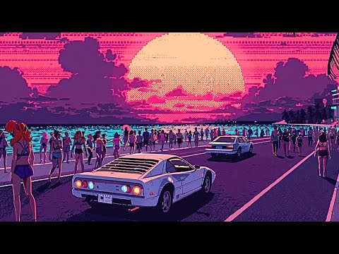 Neon Skyline Echoes Of Miami 1984 6H 29M Synthwave Mix Retrowave Dreamwave Outrun