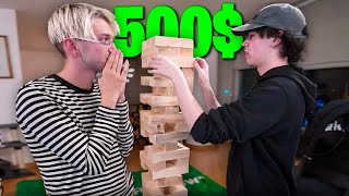 SPREEN Y BHAVI APUESTAN $$$ EN EL JENGA 😂