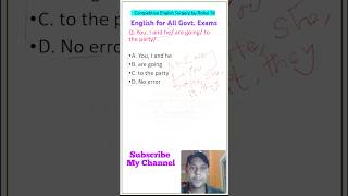 Common Errors in English Grammar | Common Errors of Pronouns| #ssc #chsl #english #exam #study #cgl